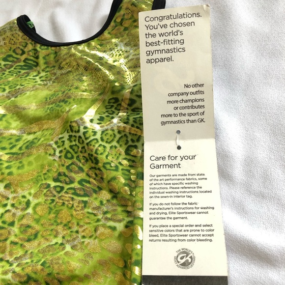 GK Gymnastics / Dance Leotard sz Adult Extra Small - Picture 4 of 7